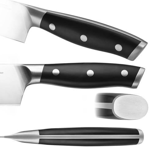 Stahl 8 Piece German Steel Kitchen Knife Block Set (8 Count)