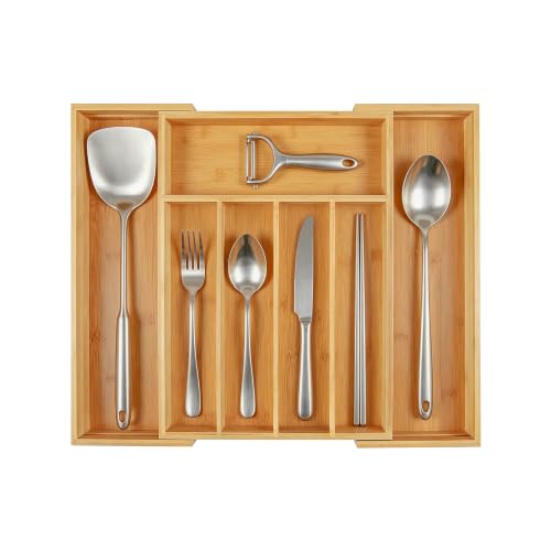 Bamboo Cutlery Silverware Tray