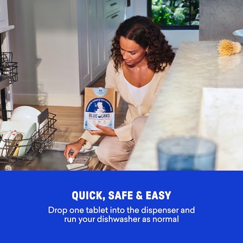 100% Plastic Free Dishwasher Detergent Tablets 120ct (120 Count)