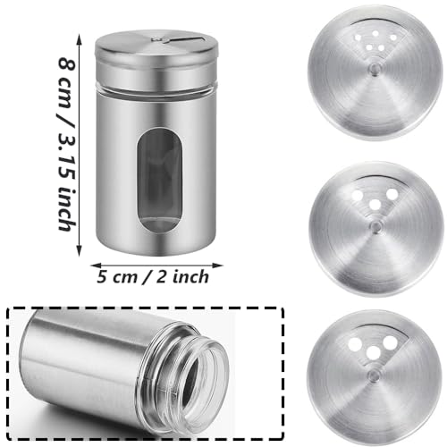 6 Pack Salt and Pepper Shakers (6 Count)