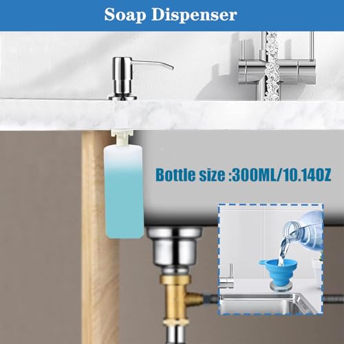 Dish Soap Dispenser for Kitchen Under Built