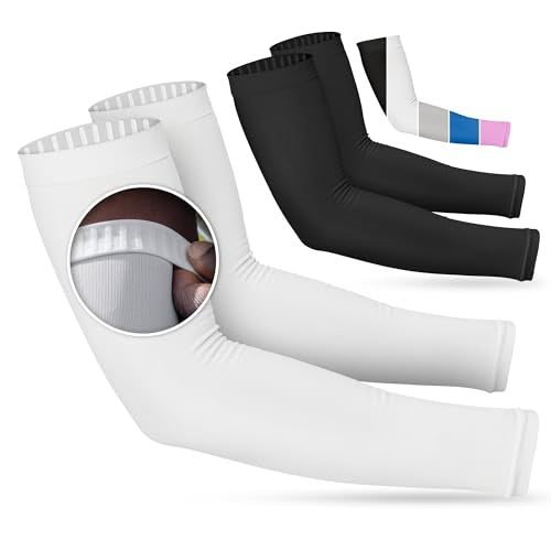 Non Slip Cooling Arm Sleeves for Men & Women