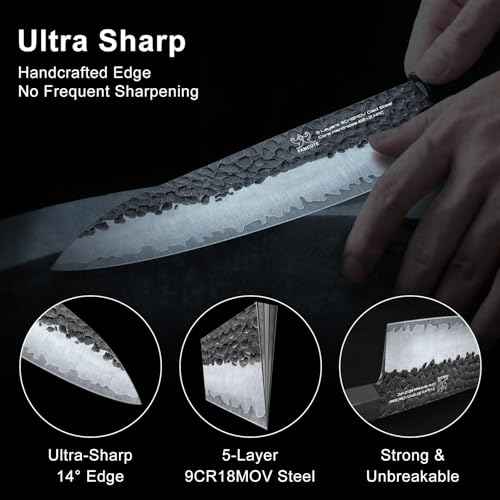 Japanese Knife Set with Block (4 Count)