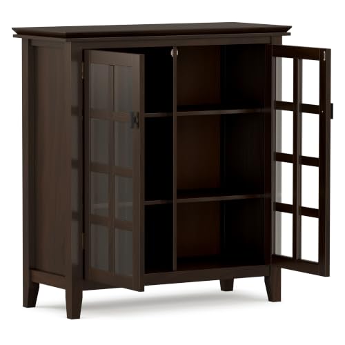 Artisan 38" Wide Solid Wood Cabinet in Brunette Brown