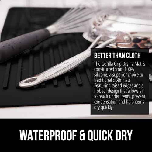 Patented BPA Free Silicone Dish Drying Mat