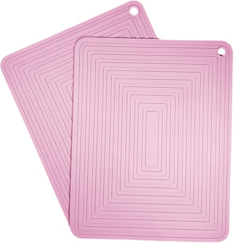 Silicone Trivets Mats Set 2 for Hot Dishes (2 Count)