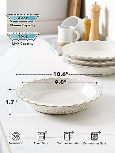 Pie Pans for Baking 9 Inch