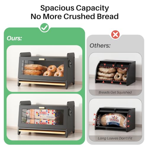 Bread Box for Kitchen Countertop