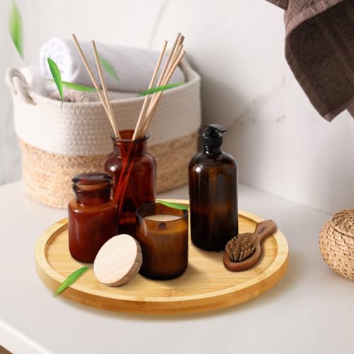 6 Pcs Bamboo Lazy Susan