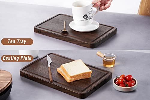 Walnut Wood Cutting Board for Kitchen 12x8 in Wooden Chopping Board