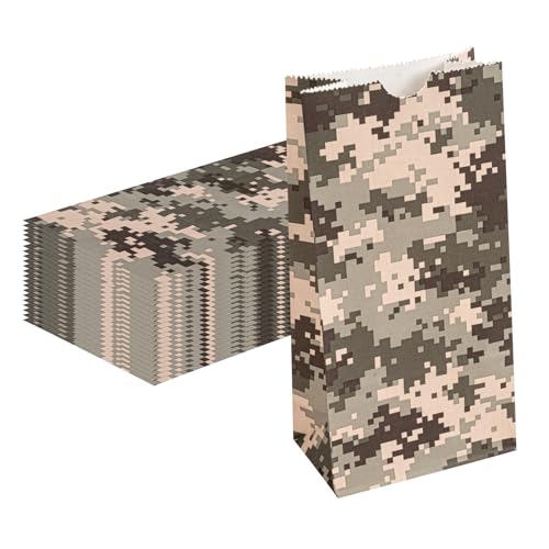 Camouflage Paper Bag (100 Count)
