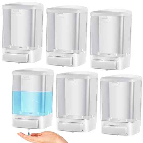 6 Pcs Wall Mounted Soap Dispenser (6 Count)