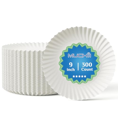 9 Inch Paper Plates (300 Count)