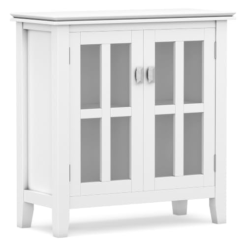 Artisan 30" Wide Solid Wood Storage Cabinet in White