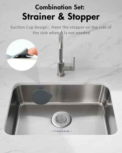 Kitchen Sink Drain Strainer Stopper