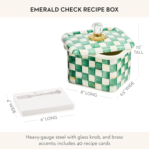 Enamel Recipe Box