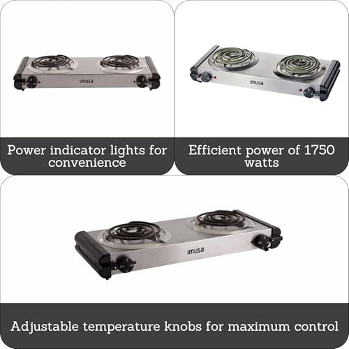 USA GAU 80312US Electric Double Burner 1750