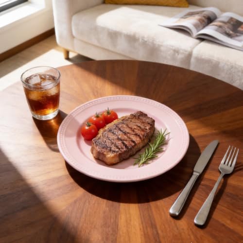 HomeVSS 20 Piece Pearl Dots Stoneware Dinnerware Set