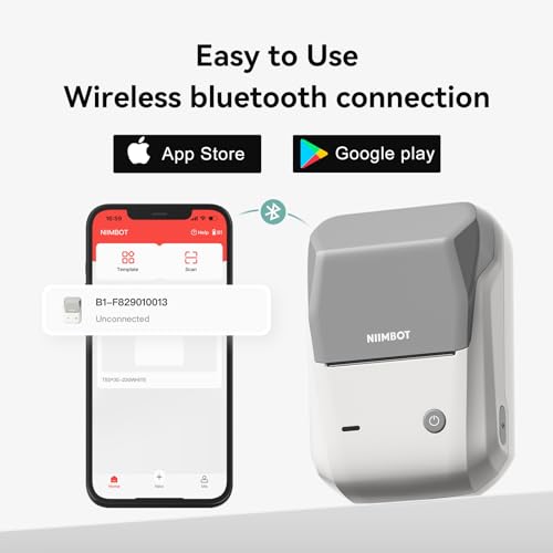 B1 Label Maker Machine with Tape for Home and School