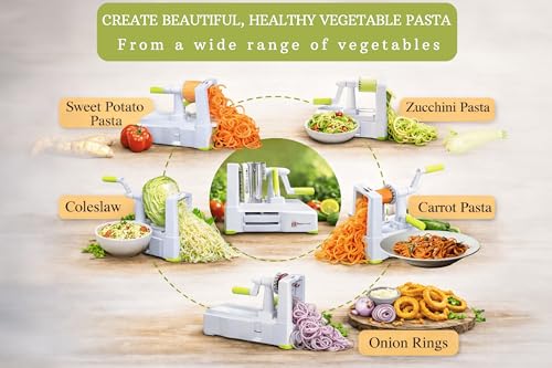 5 Blade Vegetable Spiralizer & Veggie Noodle Maker