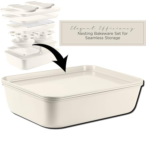 Nonstick Stackable Bakeware Set