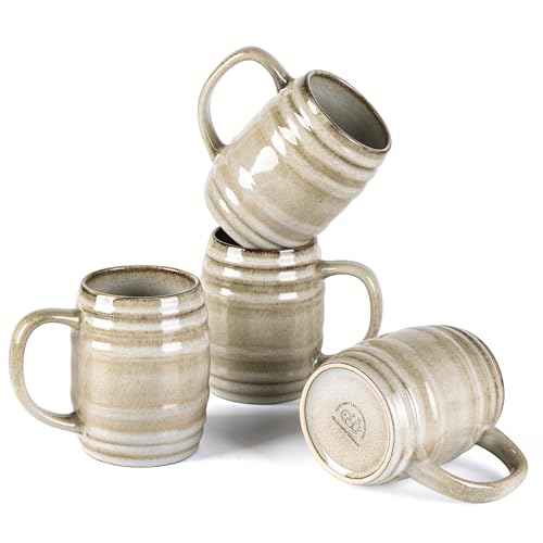 20oz Large Coffee Mugs Set of 4 (4 Count)