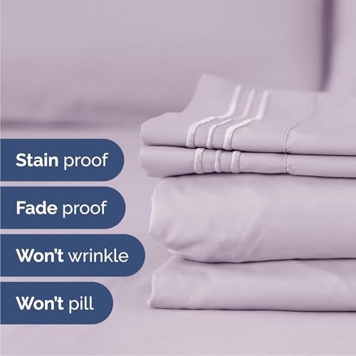 Queen Size 4 Piece Sheet Set (4 Count)