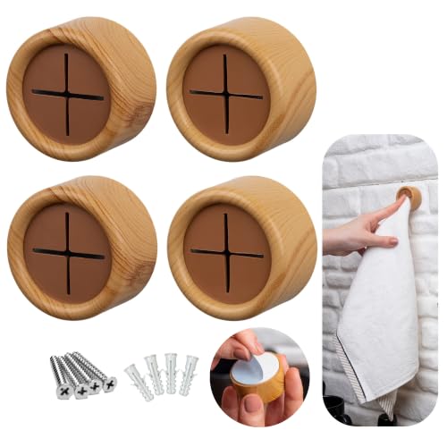 Self Adhesive Dish Towel Holder Hooks (4 Count)