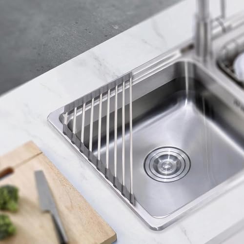 Dowell Over The Sink Roll Up Triangle Dish Drying Rack