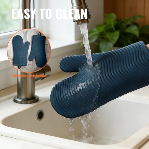 Silicone Oven Mitts (2 Count)
