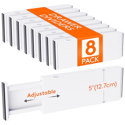 5" Tall Upgrade Drawer Dividers (8 Count)