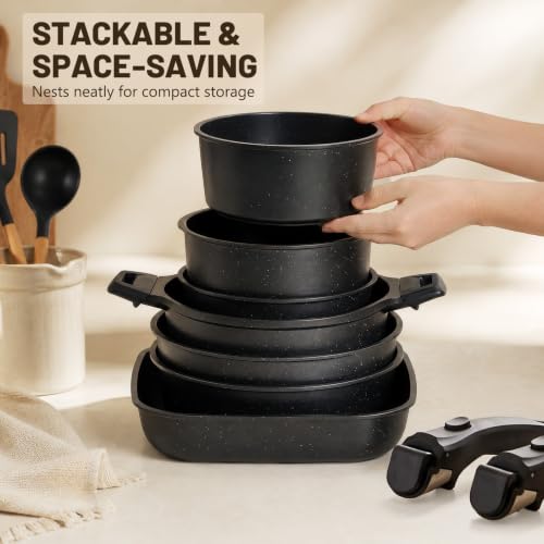 30 Piece Nonstick Pots and Pans Set (30 Count)