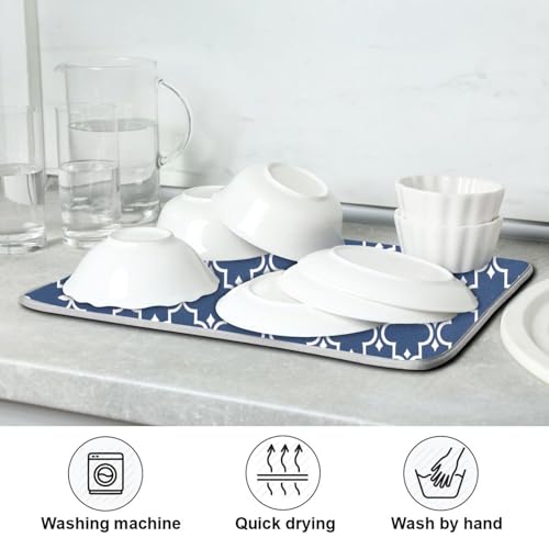 Super Absorbent Dish Drying Mat Microfiber Fast