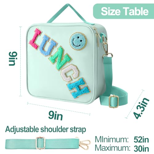 Insulated Lunch Bag With Adjustable Shoulder Strap