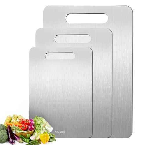 3 Pack Titanium Cutting Board