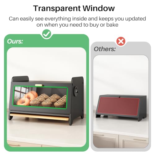 Bread Box for Kitchen Countertop