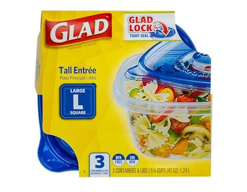 GladWare Tall Entree Containers (3 Count)
