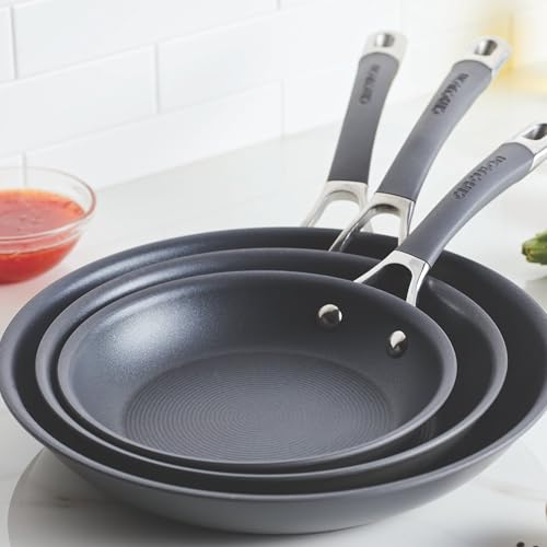 Radiance Hard Anodized Nonstick Frying Pan Set (3 Count)