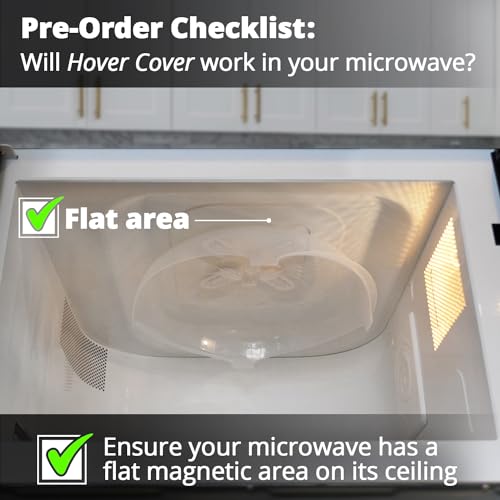 Magnetic Microwave Splatter Cover for Food