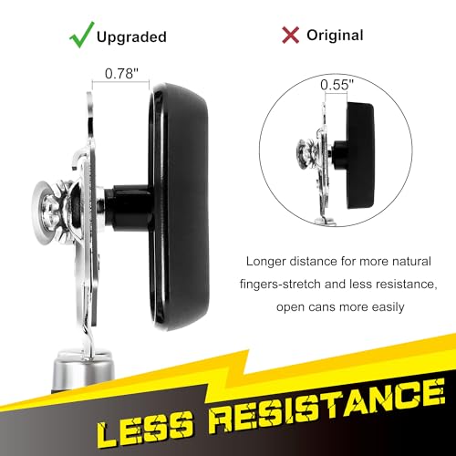 Smoother Cut] PrinChef Manual Can Opener with Magnet