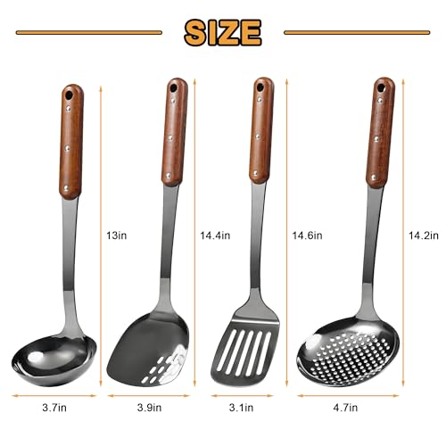 Stainless Steel Wok Spatula (4 Count)