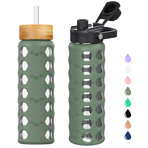 Glass Water Bottle