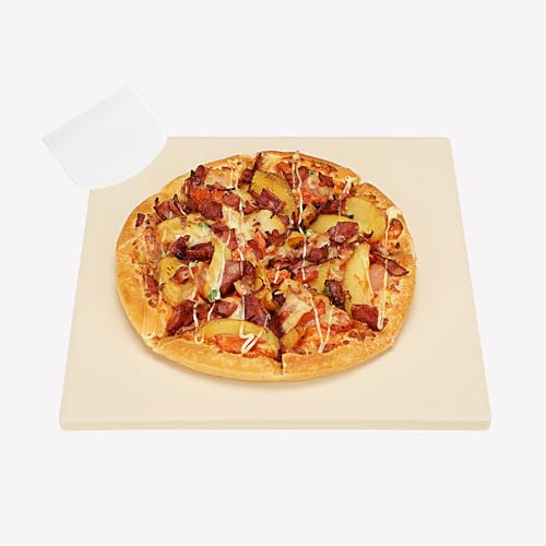 Small 10x10 Inch Cordierite Pizza Stone for RV Camper Oven & Grill