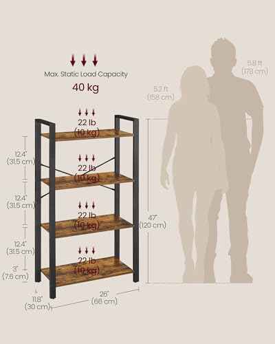 4 Tier Bookshelf