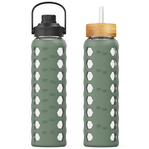 Glass Water Bottle