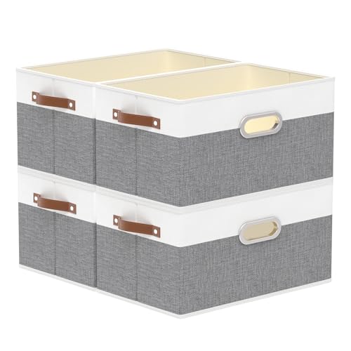 Collapsible Fabric Storage Bins (4 Count)