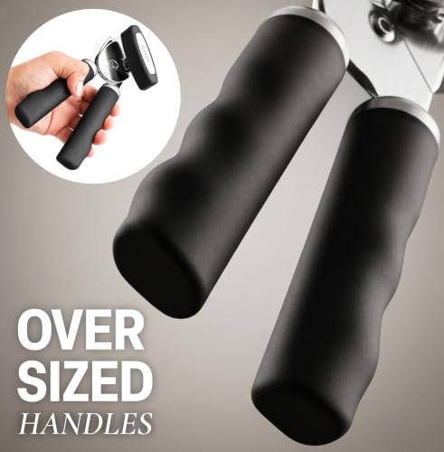 Heavy Duty Stainless Steel Can Opener Manual with Bottle Opener