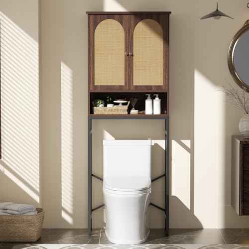 Rattan Toilet Storage Cabinet