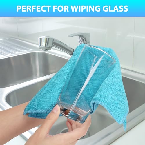 15Pcs Microfiber Cleaning Cloths (15 Count)