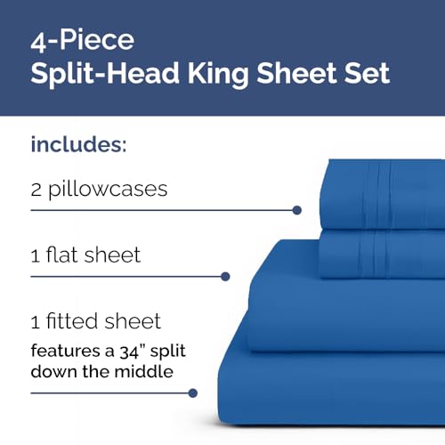 Flex Top Split Head King 4 Piece Sheet Set (4 Piece Set)